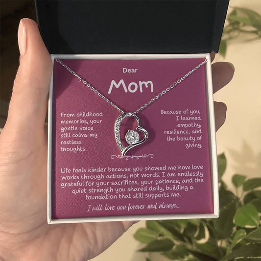 Dear Mom Forever Love Necklace